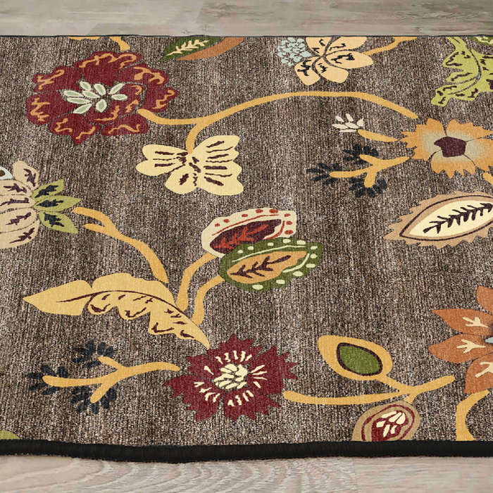Conceptum Els1842 Alfombra de Terciopelo Multicolor 140 x 220 cm